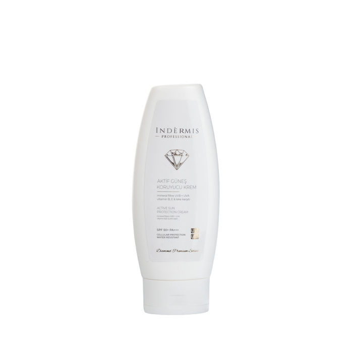 Indermis Aktif Güneş Koruyucu Krem SPF 50+ – Yüz ve Vücut İçin - Görsel 1