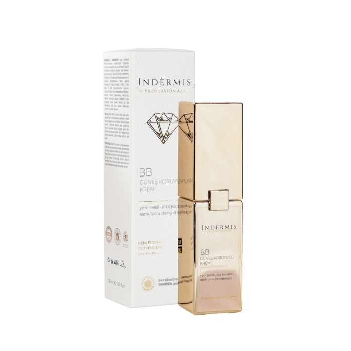 Indermis BB Krem SPF 50+ – Renk Tonu Dengeleyici & Nemlendirici - Görsel 2