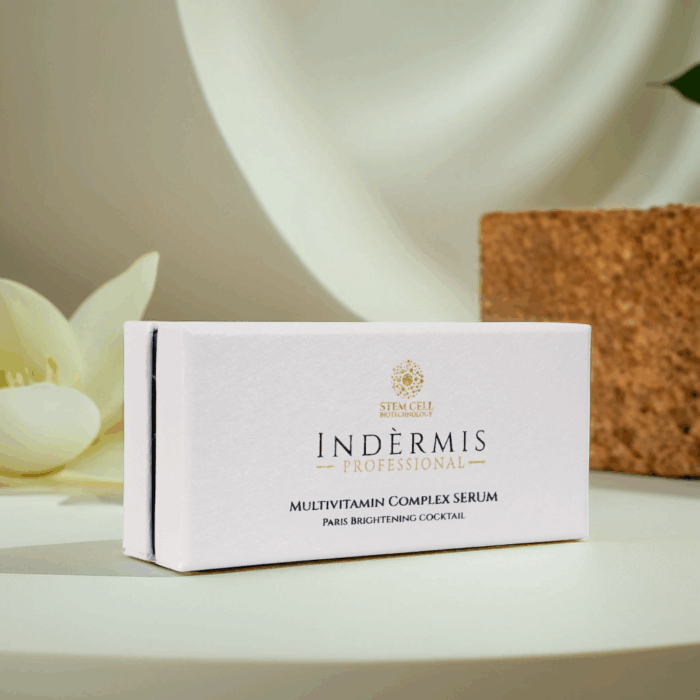 Indermis Multivitamin Complex Serum – Aydınlatıcı & Antioksidan Bakım (5 x 6 ml Ampul) - Görsel 1
